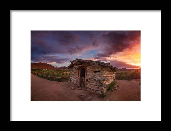 Moab Framed Print featuring the photograph The Delicate Little Cabin by Darren White