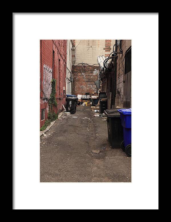 Alley Framed Print featuring the photograph The Distance Is Bleak by Kreddible Trout