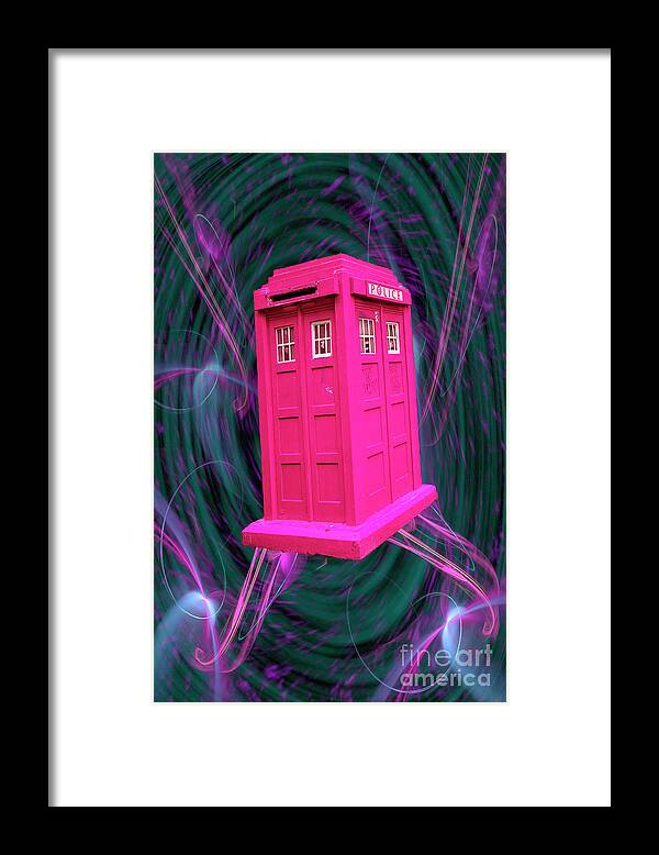 Pink Framed Print featuring the photograph The Doc Box by Rob Hawkins