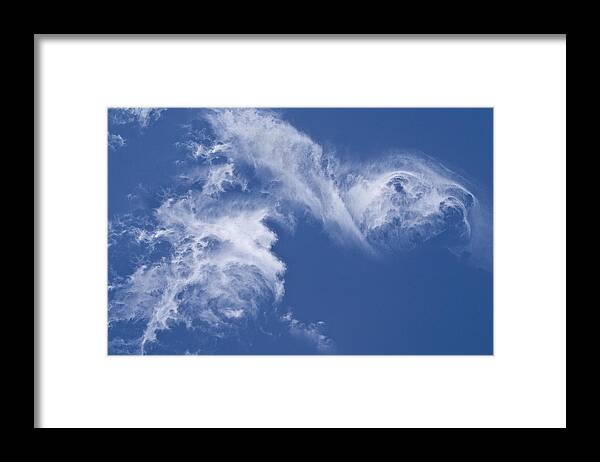 Sky Framed Print featuring the photograph The Dog Cloud by Becky Titus
