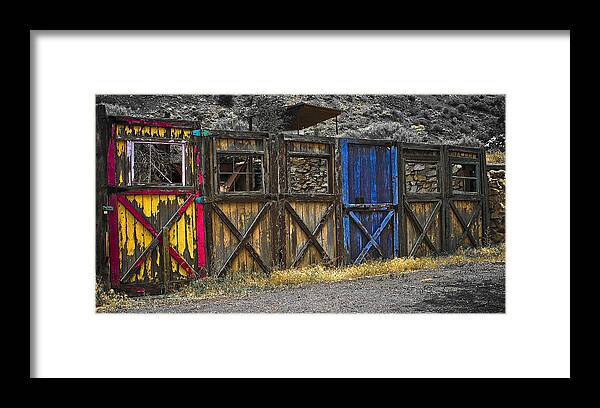 Doors Framed Print featuring the photograph The Doors by Lou Novick