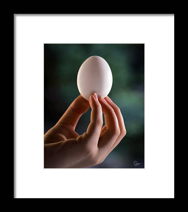 Endre Framed Print featuring the photograph The Egg by Endre Balogh