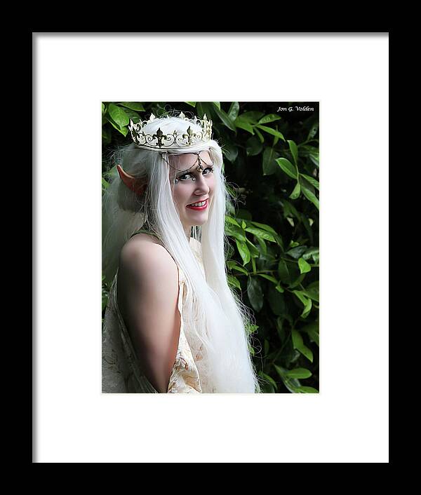 Elf Framed Print featuring the photograph The Elven Queen by Jon Volden