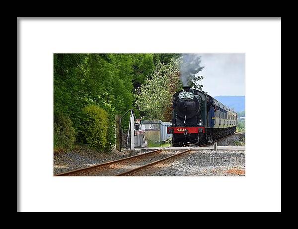 Train Framed Print featuring the photograph The Emerald Isle Explorer by Joe Cashin