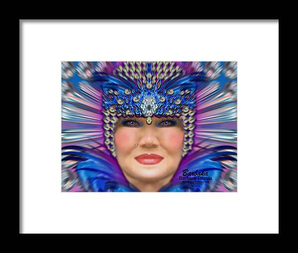 Beauty Framed Print featuring the photograph The Empress by Barbara Tristan