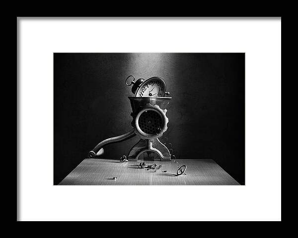 Grind Framed Print featuring the photograph The End Of Time by Victoria Ivanova