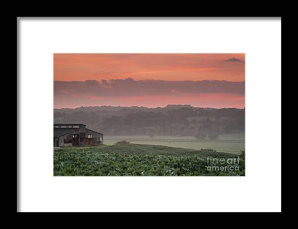 English Framed Print featuring the photograph The English Landscape 2 by Perry Rodriguez