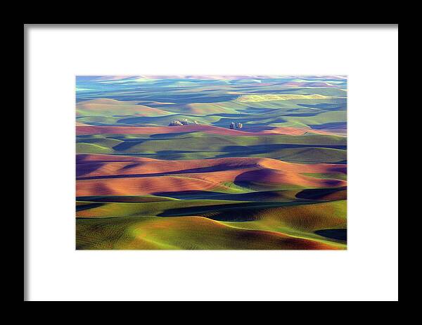 The Ethereal Palouse Framed Print featuring the photograph The Ethereal Palouse by Lynn Hopwood