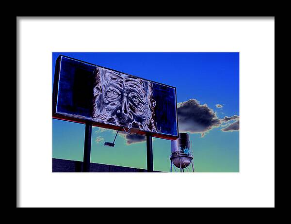 Billboard Framed Print featuring the photograph The Father of Clovis by Ross Lewis