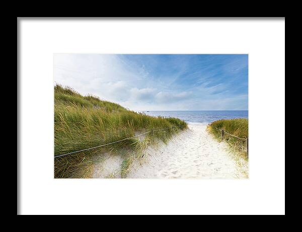 Europe Framed Print featuring the photograph The First Look At The Sea by Hannes Cmarits