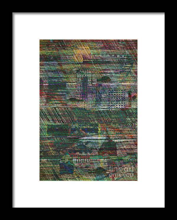 Noah Framed Print featuring the digital art The Flood by Andy Mercer