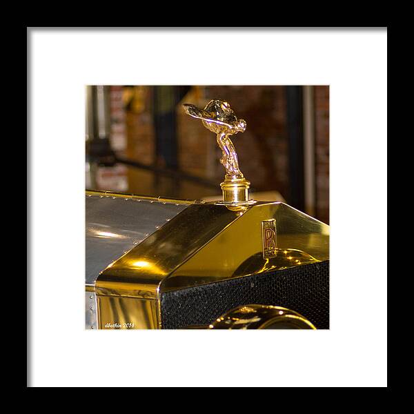 Car Framed Print featuring the photograph The Flying Lady by Dick Botkin