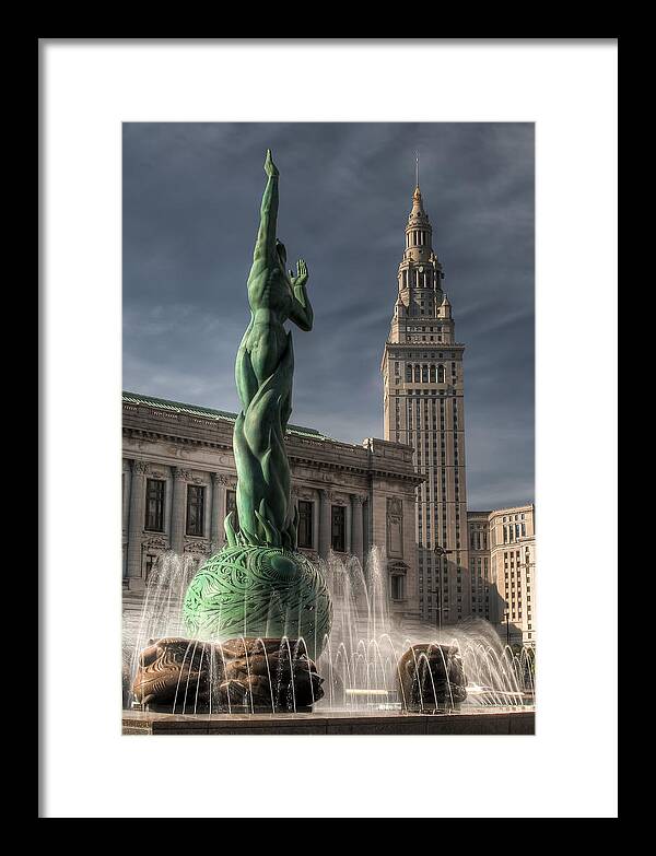 2x3 Framed Print featuring the photograph The Fountain of Eternal Life by At Lands End Photography