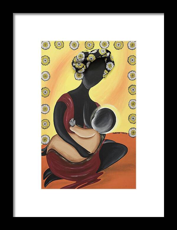 Sabree Framed Print featuring the painting The Fountain of Life II by Patricia Sabreee