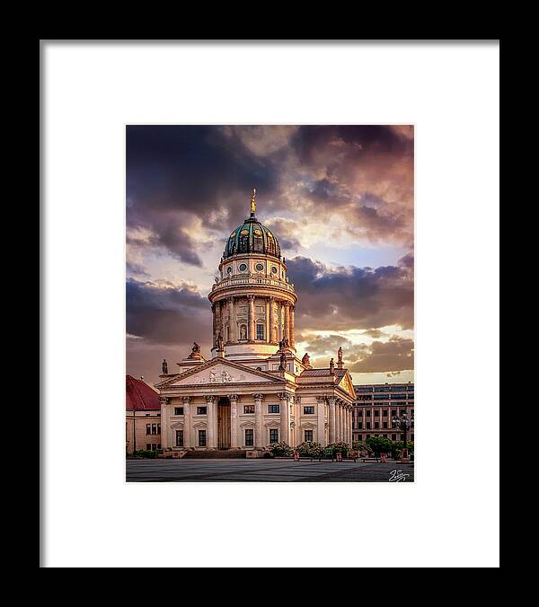 Endre Framed Print featuring the photograph The French Church in Berlin 1 by Endre Balogh