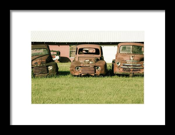 Ford Framed Print featuring the photograph The Gang by Eugene Campbell