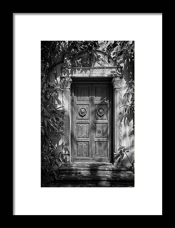 The Garden Tomb Framed Print featuring the photograph The Garden Tomb by Don Columbus