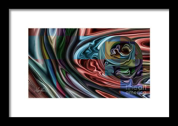 Geometry Framed Print featuring the digital art The Geometry Of Truth by Leo Symon