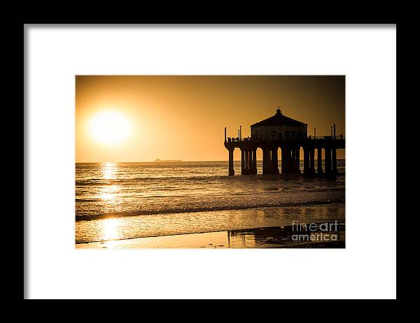 Sunset Framed Print featuring the photograph The Golden Hour by Ana V Ramirez