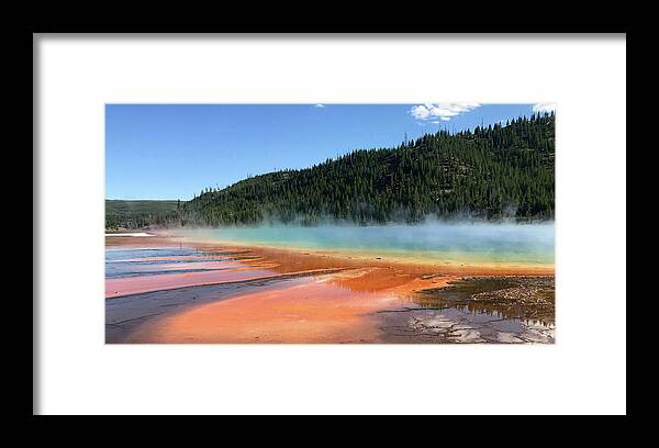 Hot Spring Framed Print featuring the photograph The Grand Prismatic by Ben Foster