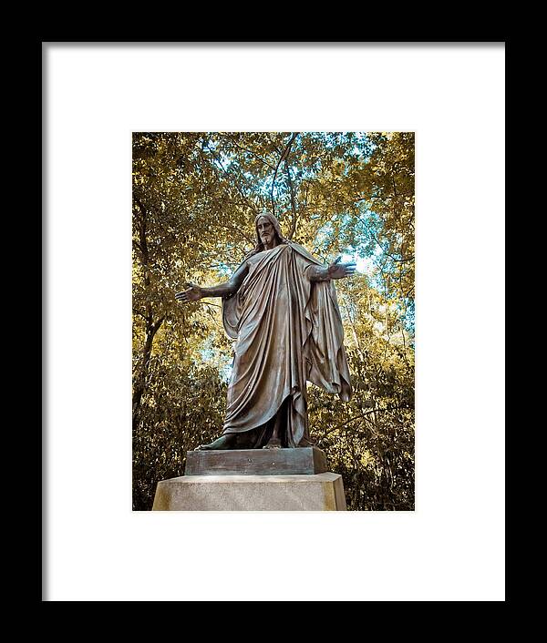 Gravesite Framed Print featuring the digital art The Gravesite of Rawley Powell by Linda Unger