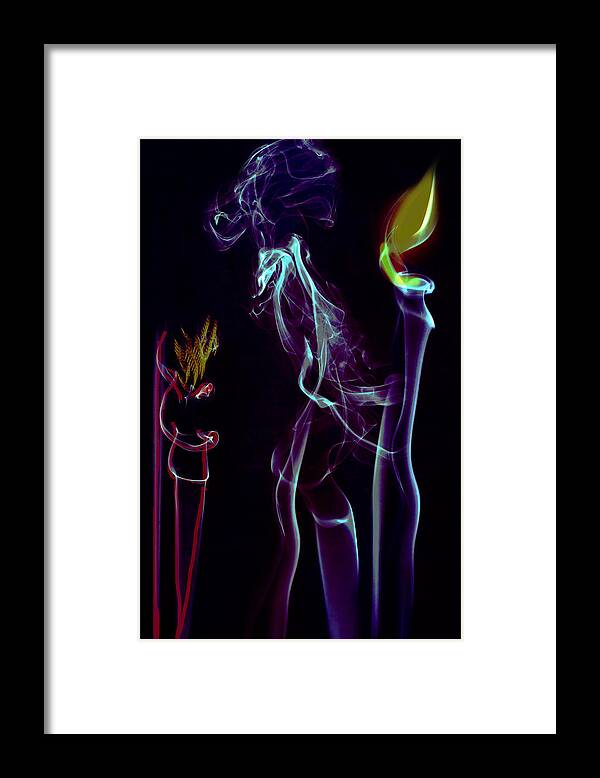 Smoke Framed Print featuring the photograph The Guide by Kiran Joshi
