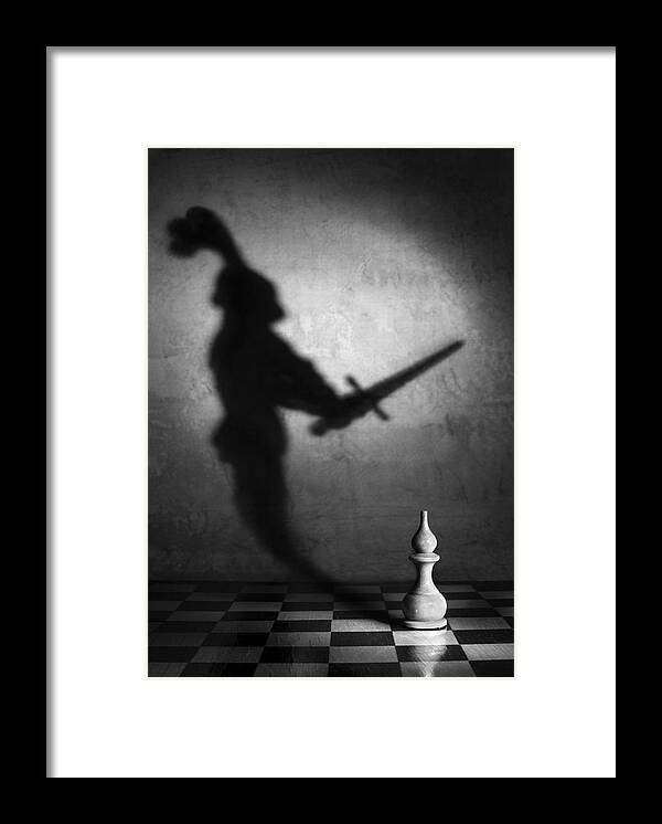 Chess Framed Print featuring the photograph The Heart Of A Knight by Victoria Ivanova