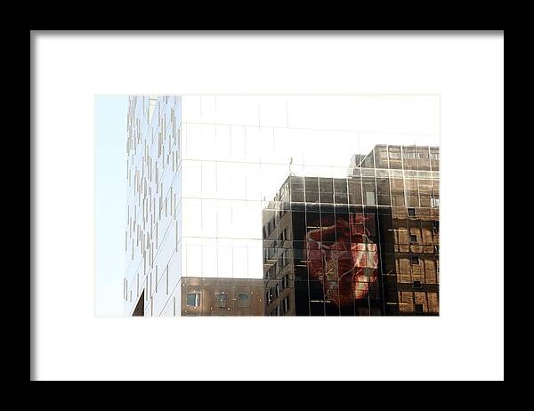 Urban Framed Print featuring the photograph The Heart Of The City by Kreddible Trout