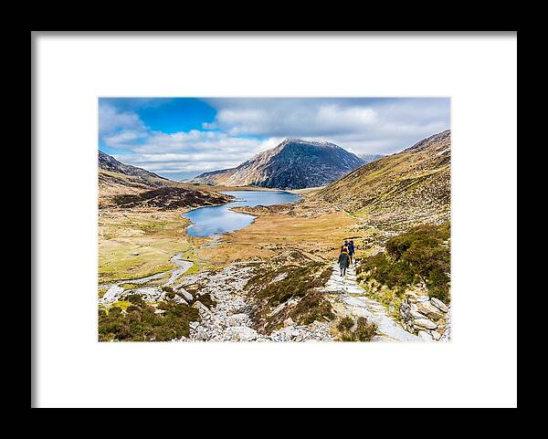 Mountain Framed Print featuring the photograph The Hike Back Down by Nick Bywater
