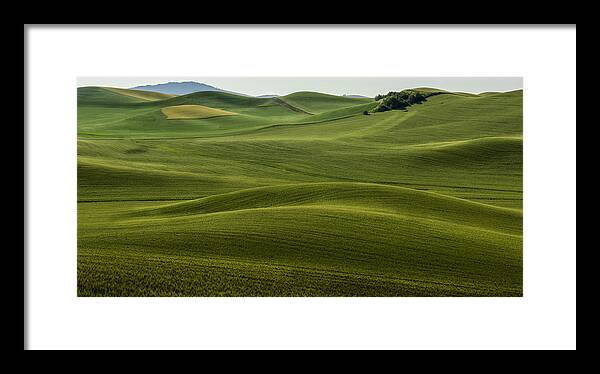 Agriculture Framed Print featuring the photograph The Hills Speak by Jon Glaser