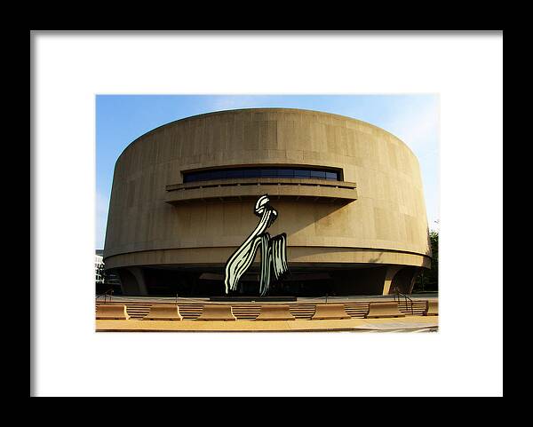 The Hirschhorn Museum And Sculpture Garden Framed Print featuring the photograph The Hirschhorn Museum and Sculpture Garden - Washington D. C. by Glenn McCarthy Art and Photography