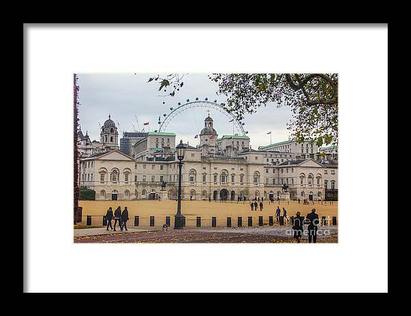 The Household Cavalry Museum Framed Print featuring the photograph The Household Cavalry Museum London by Alex Art