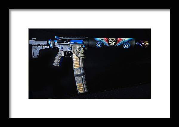 Ar15 Framed Print featuring the photograph The Jack Pistol by Jim Boardman