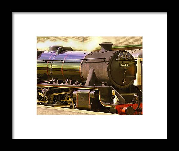 Trains Framed Print featuring the photograph The Jacobite by Richard Denyer