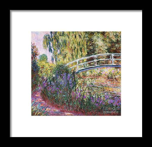 Monet Framed Print featuring the painting The Japanese Bridge by Claude Monet