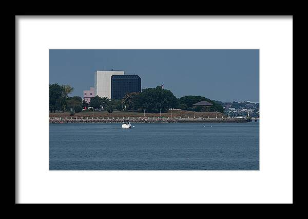 America Framed Print featuring the photograph The John F Kennedy Presidential Library and Museum by Brian MacLean