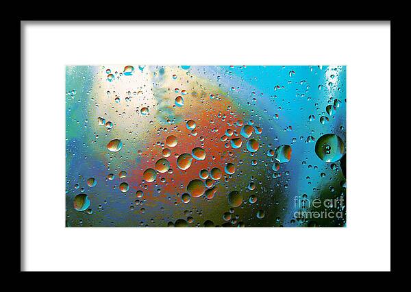 Abstract Framed Print featuring the mixed media The Journey by Robert Pearson