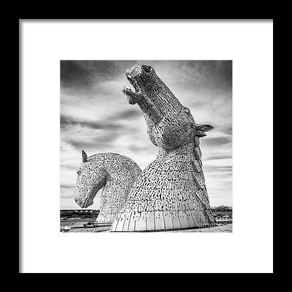 Kelpies Framed Print featuring the photograph The Kelpies by Colin and Linda McKie