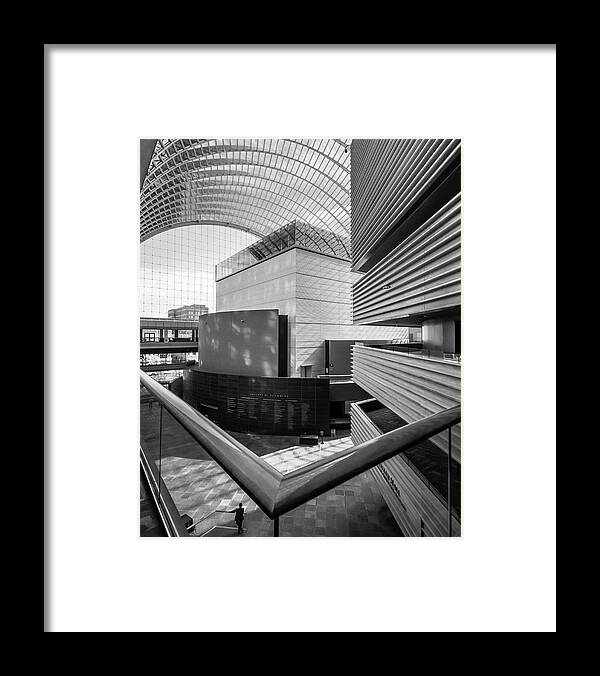 Kimmel Framed Print featuring the photograph Commonwealth Plaza, The Kimmel Center by Stephen Russell Shilling