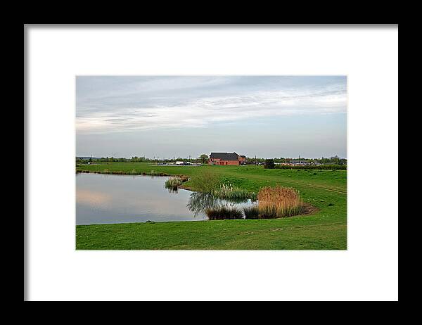 Europe Framed Print featuring the photograph The Lake at Barton Marina by Rod Johnson