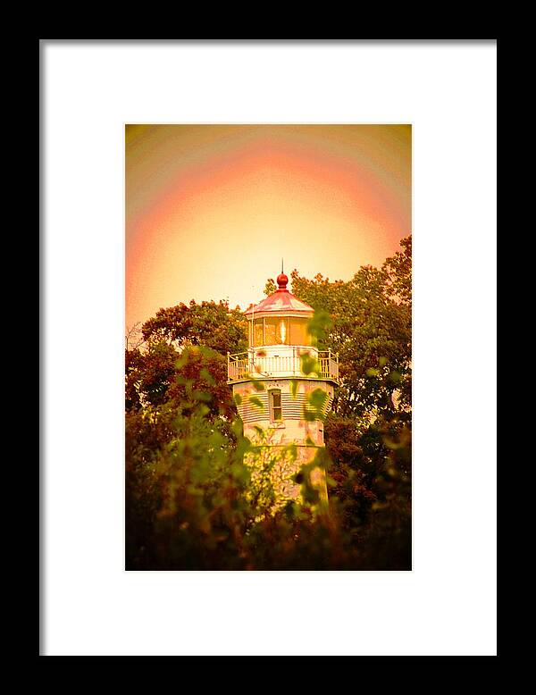  Framed Print featuring the photograph The Light Tower by Daniel Thompson