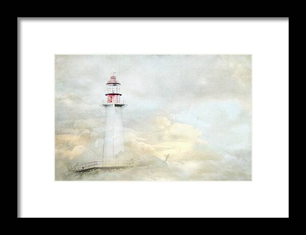 Theresa Tahara Framed Print featuring the photograph The Lighthouse by Theresa Tahara