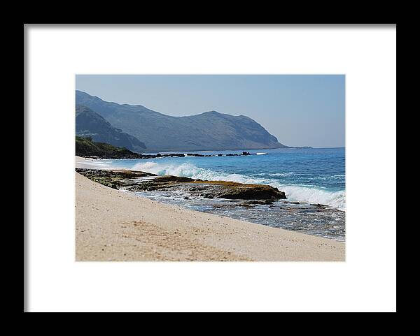 Beach Framed Print featuring the photograph The local's beach by Amee Cave
