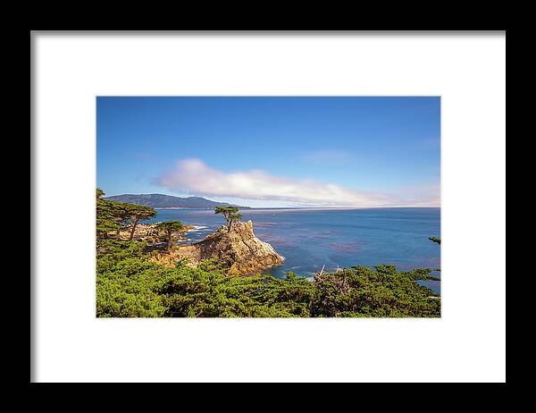 17 Mile Drive Framed Print featuring the photograph The Lone Cypress Pebble Beach by Scott McGuire