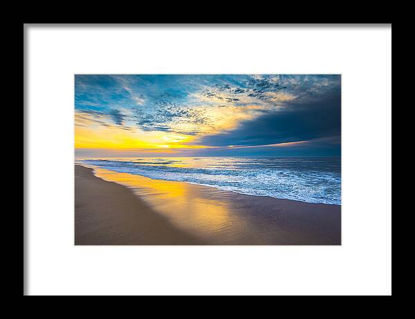 Beach Framed Print featuring the photograph The Long Way by Steven Ainsworth