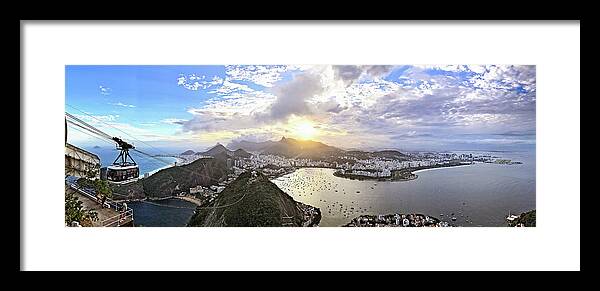 Rio De Janeiro Framed Print featuring the photograph The Magnificent City by Jill Love