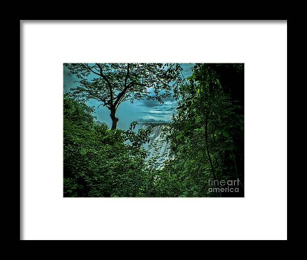 Zambia Framed Print featuring the photograph The Majestic Victoria Falls by Karen Lewis