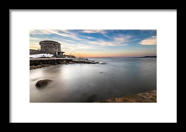 Blackrock Framed Print featuring the photograph The Martello Tower - Blackrock, Ireland - Landscape photography by Giuseppe Milo