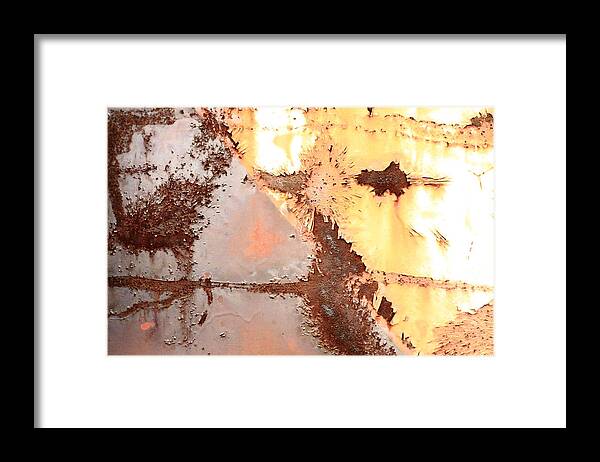 Rust Framed Print featuring the photograph The Mask by Kreddible Trout