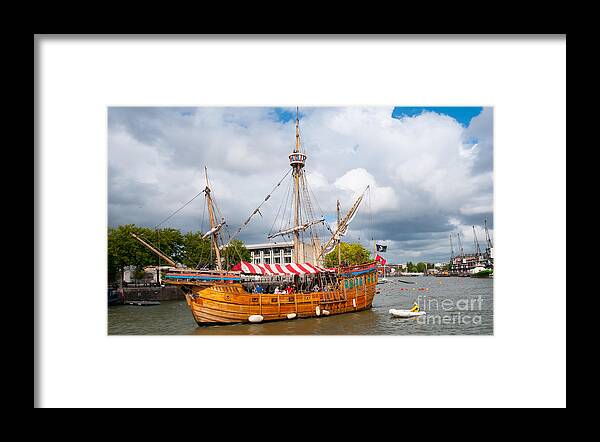 Matthew Framed Print featuring the photograph The Matthew, Bristol by Colin Rayner
